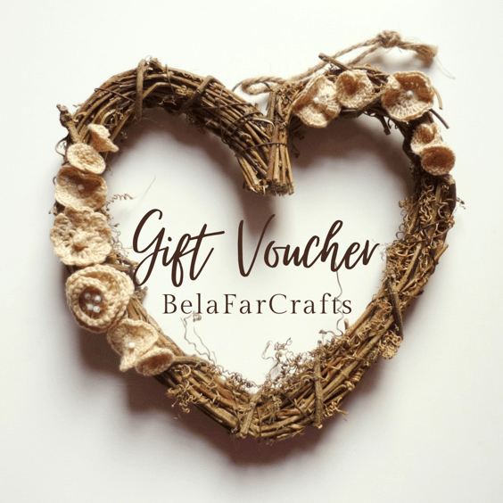 Gift Voucher for BelaFarCrafts - Gift certificate - 20GBP