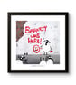 Baanksy Was Here! - 10" print