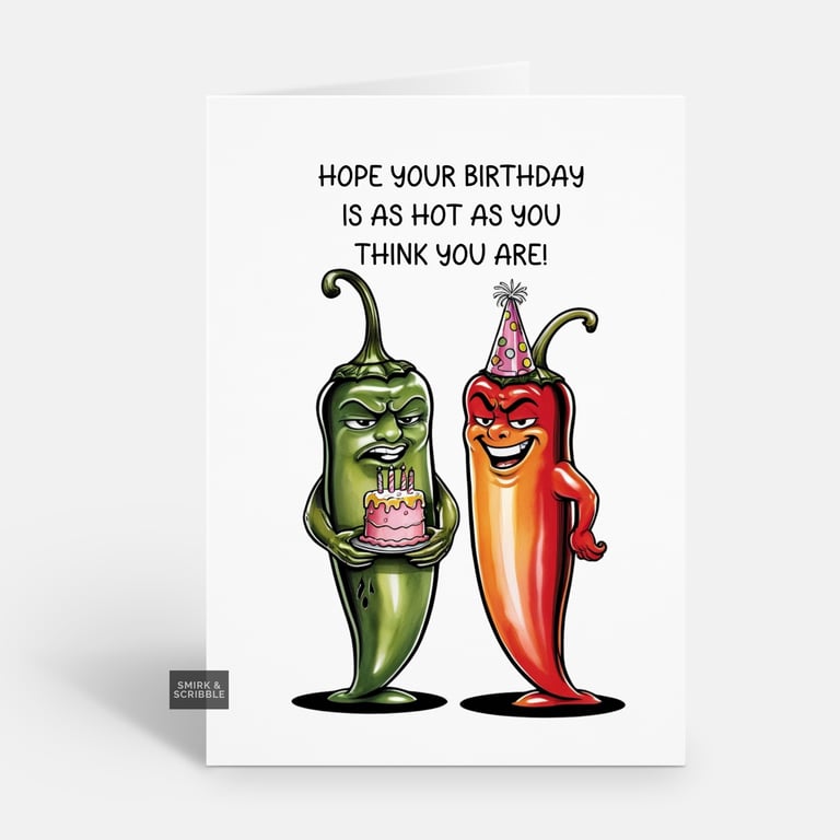 Unique Funny Birthday Card For Him Or Her 