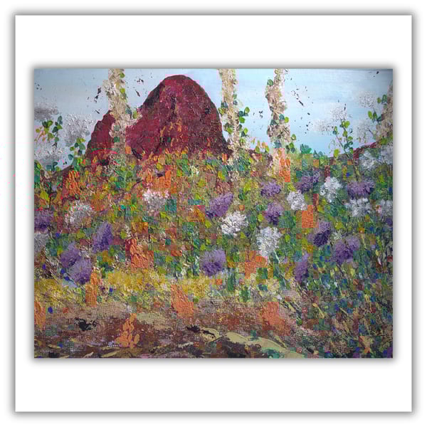 Oil painting - Scottish mountain - Suilven - ready to hang - Assynt - Scotland