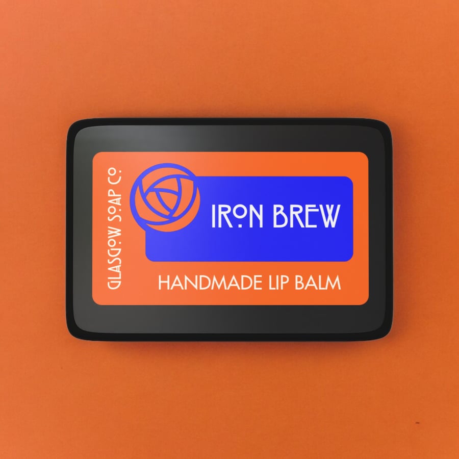 Iron Brew Lip Balm, Best selling Scottish Gift, Handmade by Glasgow Soap Company