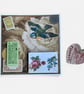 Vintage Style Blank Greetings Card with Ceramic Heart Keepsake - Image 2