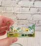 Keepsake Glass Heart Dish Hand Painted with Sunflowers  - Image 6