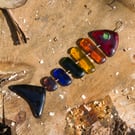 Rainbow Trout? Fused Glass Fish with Red Head - 6121