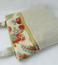 SOLD Beautiful fabric crossbody bag in linen and wool furnishing fabrics - Image 2