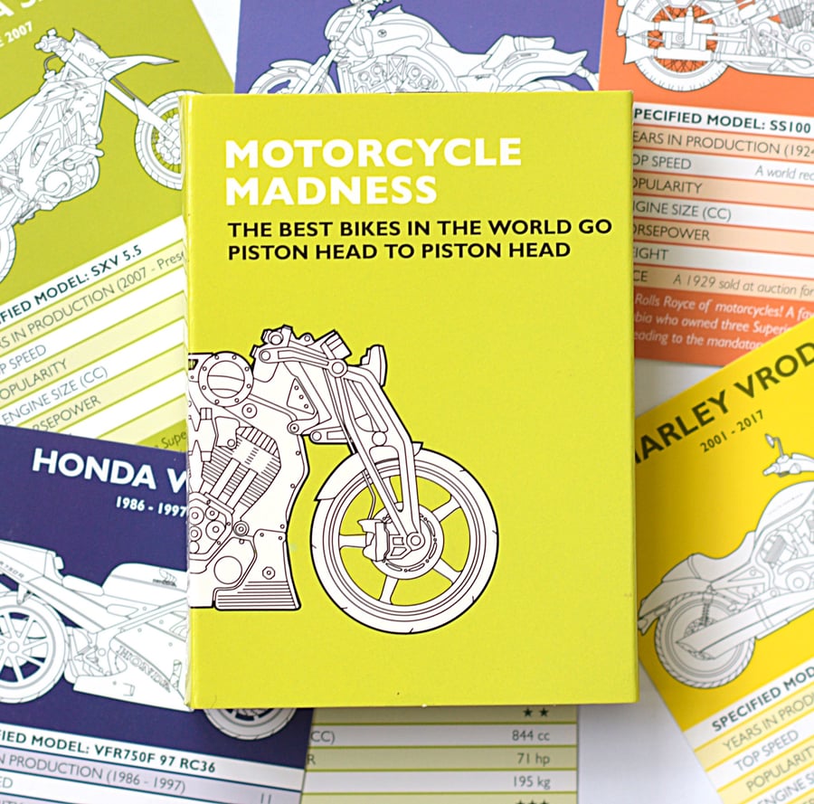 Motorcyle Madness - Card game for Motorbike fans!