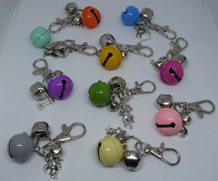 Jake's Walkies Jingle Bells Key Ring Partially Sighted or Blind Dogs & Training