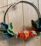 Autumn wreath, pumpkin wreath, small crochet wreath - Image 6