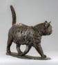  Bronze Resin Walking Cat Statue Large Garden Sculpture - Image 6