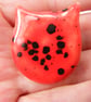 Cat head brooch - Image 2