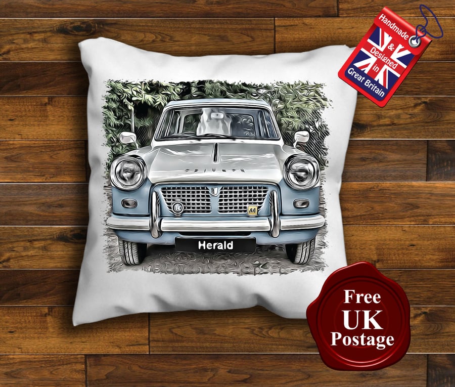 Triumph Herald Cushion Cover, Choose Your Size