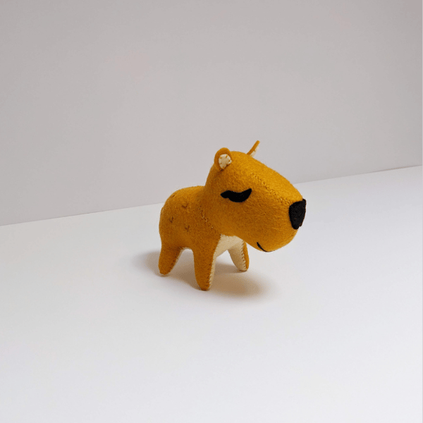 Capybara soft sculpture