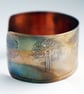 Copper tree cuff, for woodland and forest lovers, medium sized - Image 3