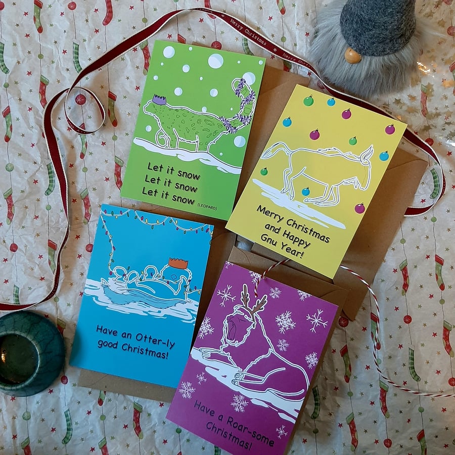 Animal Christmas Cards
