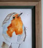 Original Robin Painting, Watercolour Artwork - Image 7