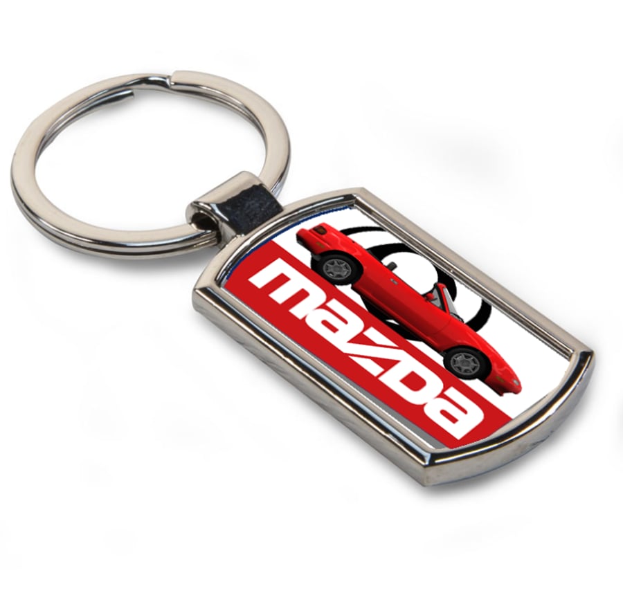 Mazda MX5 Miata NA Mk1 Car Keyring Gift