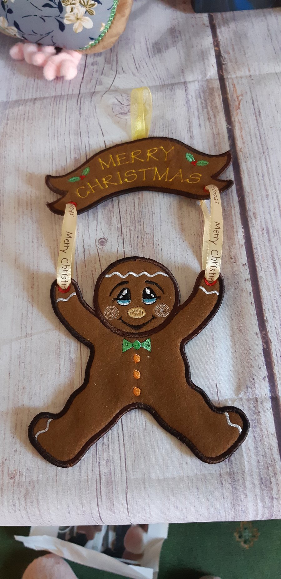 Gingerbread man banner