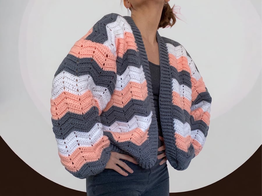 Apricot Valley Crochet Cardigan 