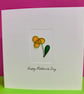 Mother's Day Card - Easter Card - Birthday Card - Thank you Card - Wire Rose - Image 4