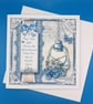 Sympathy Card, Thinking Of You, Bereavement, Mourning, 8x8inches, 20x20cms 