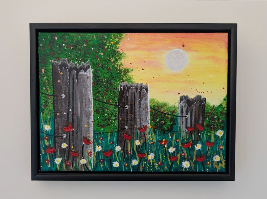 The Meadow Original Acrylic Artwork Framed 