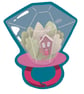 Tiny House Ring Pop Vinyl Illustrated Sticker  - Image 5
