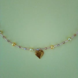 Gold Heart Necklace