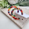 Multi Colour Hoop Earrings 