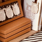 Teacher Appreciation Gift Wooden Ornament Rustic Chic Vintage style set of 3