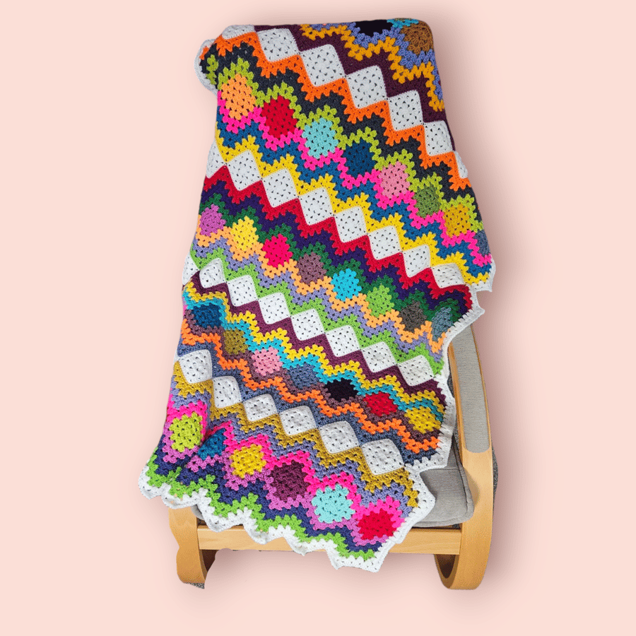 Crochet Blanket Throw