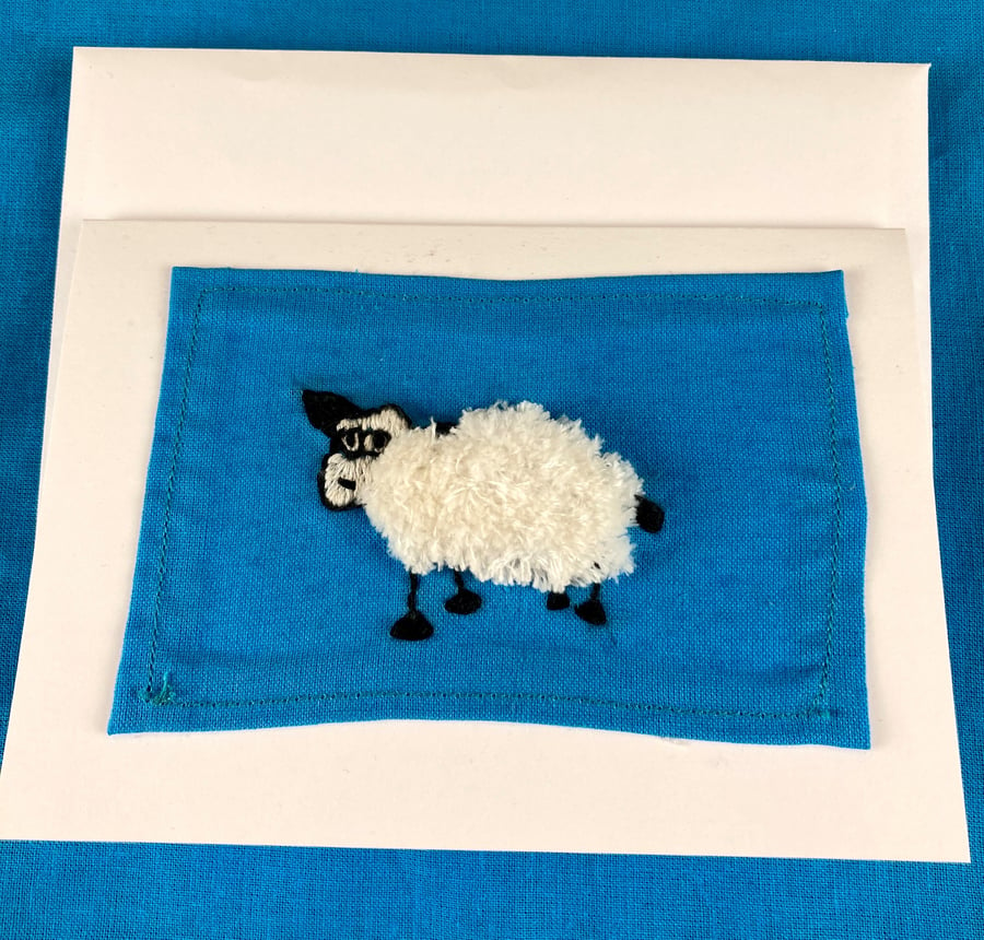 Cute sheep card