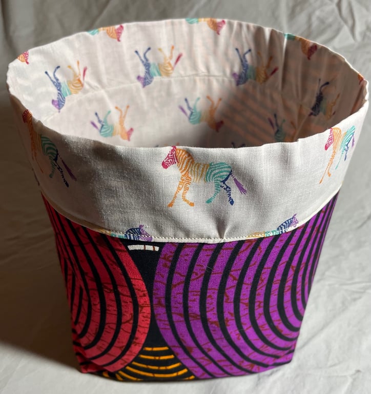 Fabric storage tub - medium