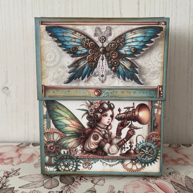 Waterfall Pockets Steampunk Fairy by Carolee Crafts PB4 0028