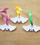Decorations White Porcelain Petite Bats.. - Image 4