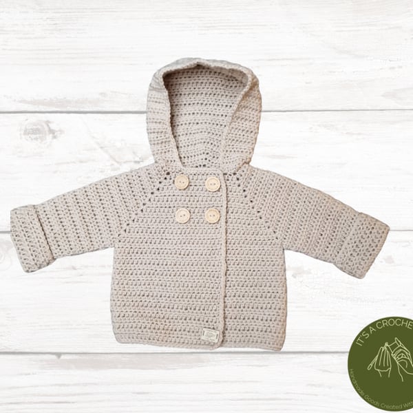 ‘Sammy Jacket’ Age 1 to 2. Can also be made to order in different sizes.