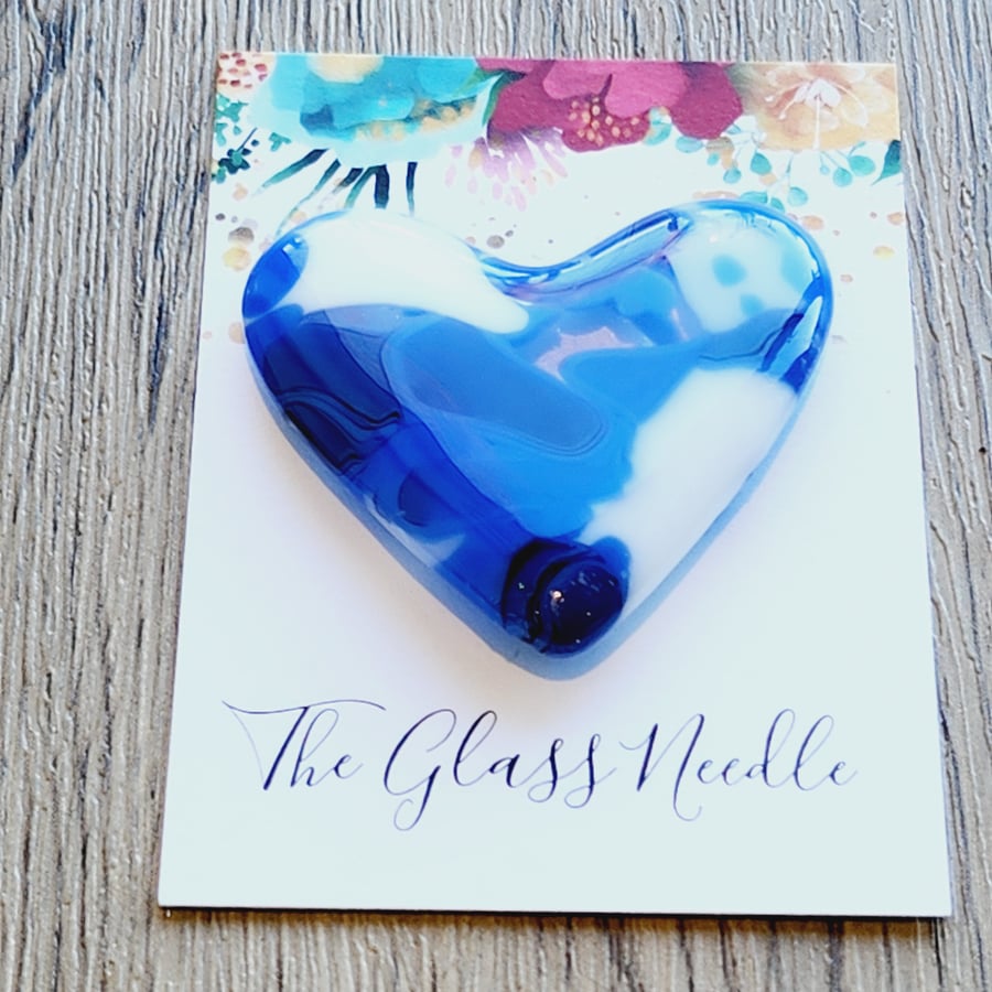 Fused Glass 'Heart To Hold'