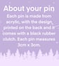 Aurora Borealis Northern Lights Acrylic Pin - Image 8