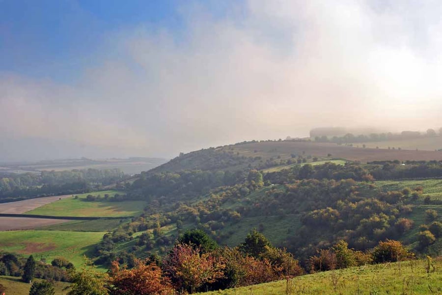 Wayfarers Walk North Wessex Downs Hampshire UK Photograph Print