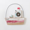 Rustic Wooden Boat Hanging 'sea'