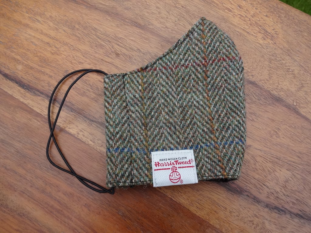 Harris Tweed Face Mask size MEDIUM
