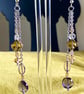 Fliss - Purple & Yellow Earrings  - Image 2