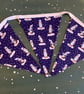 Penguins in the snow festive Christmas bunting  - Image 1