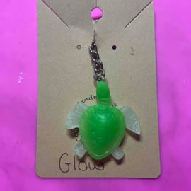 Handmade Resin Turtle Keyring 