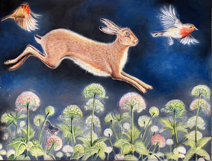 The Hare And Cow Parsley