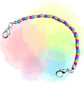 Pansexual pride SIP valve keeper - CHAIN ONLY - Image 3