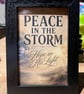 Bible Verse Frame - peace in the storm