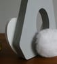Summer Seconds - Easter Egg Holder - Grey Bunny - Image 4
