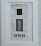 Black Grey Silver White Speckle Geometric Handstitched Small Art Pictures - Image 8