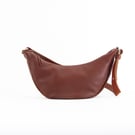 Tan Leather Sling Bag, Soft Leather Shoulder Bag