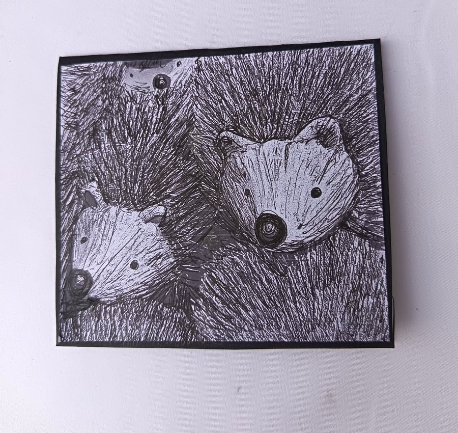 Hedgehog card